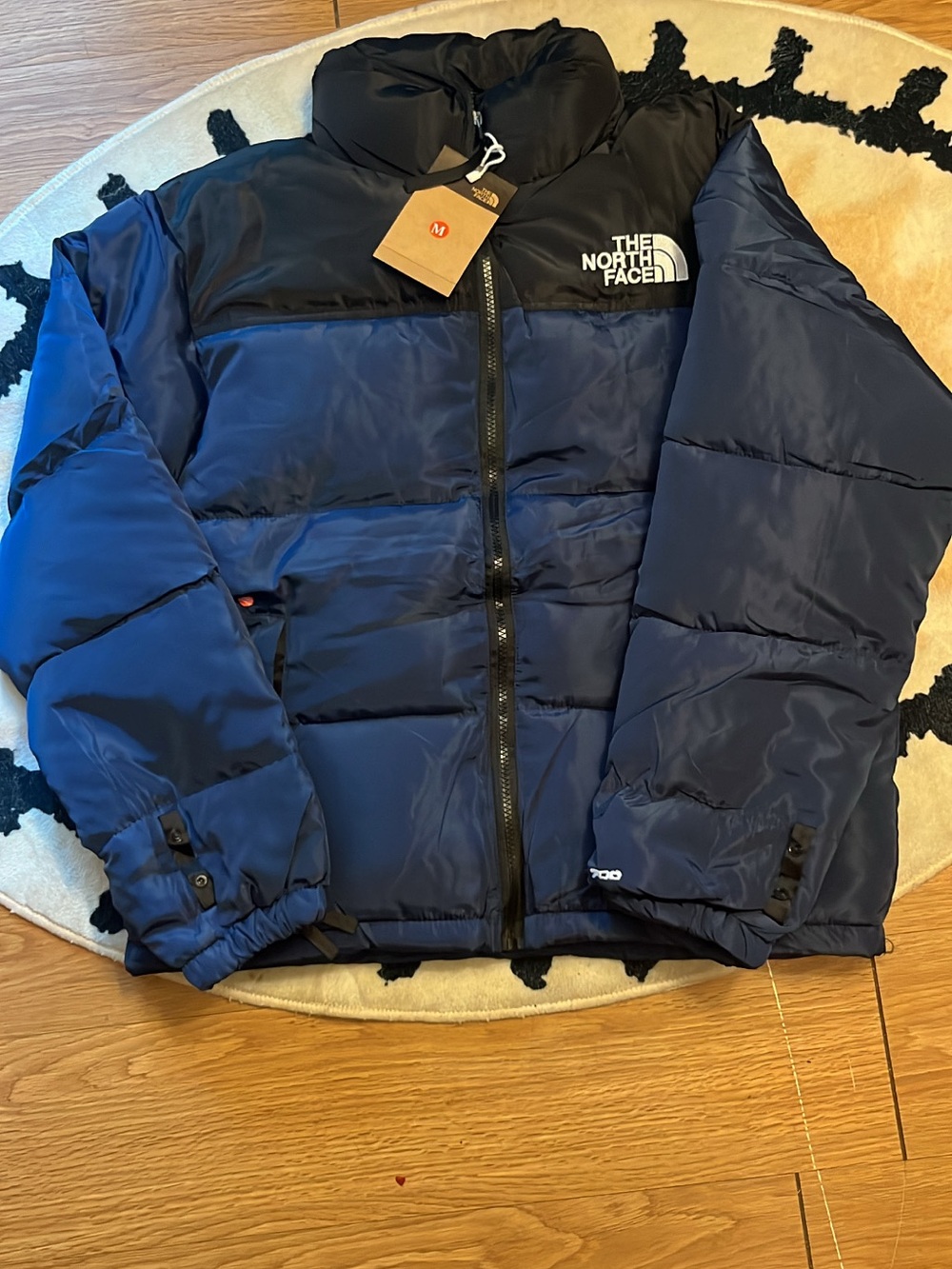 The North Face 700 Navy blue and Black Puffer Jacket